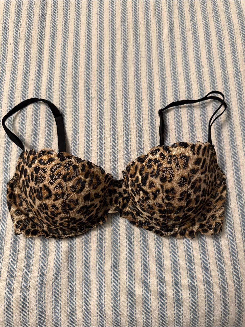 Cheetah Print Pink Victoria Secret Push up Bra